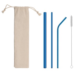 หลอดดูดโลหะสแตนเลส18/8แบบนำกลับมาใช้ใหม่ได้เป็นมิตรกับสิ่งแวดล้อมสินค้าที่กำลังมาแรง - Product Image 3