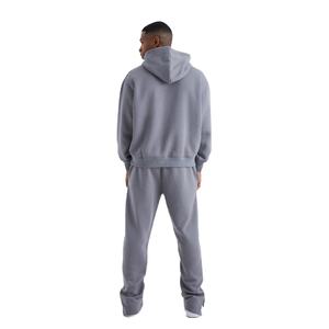 Lavado ácido unisex con serigrafía conjunto de traje de sudor apilado para hombres y mujeres con alta calidad y peso pesado Gsm(500) - Product Image 2