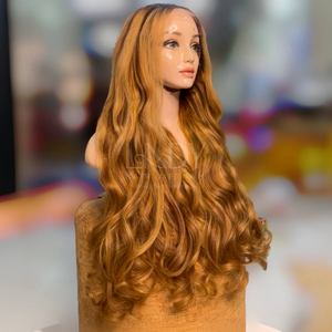 Vente en gros Prix meilleure qualité ondulés couleur perruques cheveux humains dentelle frontale cheveux vietnamiens bruts pour femmes noires - Product Image 5