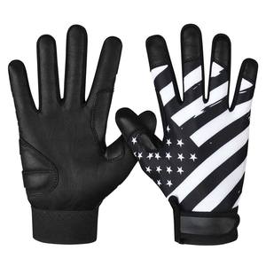 Gants de baseball en cuir souple OEM, gants de frappe de softball confortables avec logo personnalisé, gants de frappe professionnels - Product Image 5