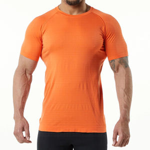 T-shirt respirant personnalisé pour la course à pied Fitness Tee Workout Sport Gym Drifit Chemises pour hommes - Product Image 1