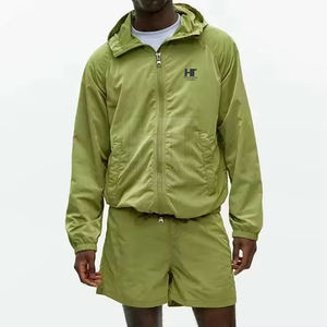 Stylish <b>Slim</b> Fit Men Windbreaker Set Outdoor Use Made In Pakistan Men Windbreaker Set For Online Sale - Product Image 1