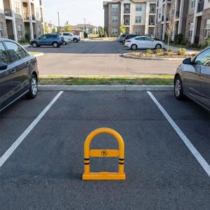 Barrera de Estacionamiento Plegable Tipo U de Acero de 50 cm con Cerradura para Estacionamiento y Cochera, Candado No Incluido - Product Image 2