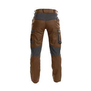 Pantalon de travail haute visibilité pour hommes pantalon de travail de sécurité haute visibilité pantalon réfléchissant taille élastique poches à cordon en gros - Product Image 3