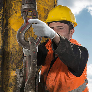 Gants à pois en coton avec impression de logo personnalisé poignée solide pour l'entrepôt d'entretien d'atelier de jardinage et la manutention quotidienne - Product Image 3