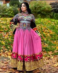 Dernier Vintage Modeste Floral Broderie Dentelle Lavable Bouton Fermeture Éclair Gland À Volants En Gros Prix Toutes Les Saisons Afghani Partie - Product Image 2