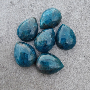 อัญมณีอะปาไทต์สีฟ้าทรงลูกแพร์อัญมณีทรงแบนราบปรับขนาดได้ตามต้องการ - Product Image 1