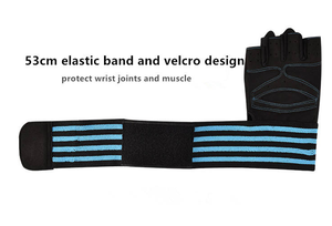 ถุงมือยกน้ำหนักสำหรับงานหนักที่รองรับฝ่ามือหนาและสายรัดข้อมือที่สามารถปรับได้ - Product Image 6