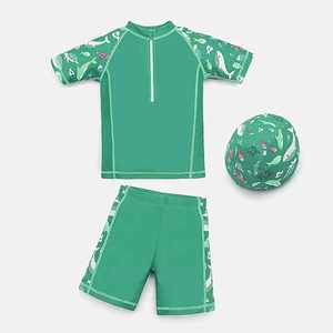 ชุดแรชการ์ดสำหรับเด็กแบบรัดรูปสำหรับกีฬา MMA BJJ ลายพิมพ์แบบซับลิเมชั่น เสื้อสำหรับนักมวยปล้ำพร้อมโลโก้ปัก สำหรับศิลปะการต่อสู้ - Product Image 4