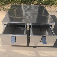 2023 nouveau tiroir enduit de poudre d'aluminium pour camionnette
