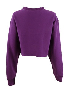 Pulls personnalisés sweats à capuche pour femmes grande taille épaule tombante avant polaire recadrée pour l'hiver bouffée du fabricant - Product Image 3