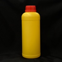 Bouteille de médicaments vétérinaires en PEHD, modèle C0328, durable, légère, anti-fuite, forme cylindrique, pour liquides et comprimés, APS
