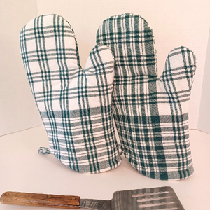 Résistant à la cuisine Plus 100% coton biologique épaissi micro-ondes étanche isolation thermique antidérapant Gots certificat gant de cuisson - Product Image 3