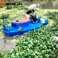 Bateau broyeur de jacinthe d'eau/tondeuse à herbe disponible dès maintenant en stock, expédition directe d'usine.