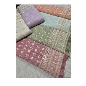 Tela Georgette de diseñador con patrón bordado moderno, perfecta para ocasiones especiales, vestidos de novia, venta al por mayor - Product Image 2