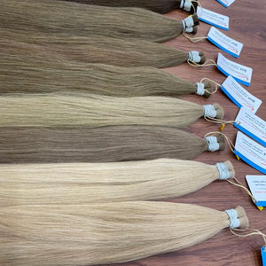 Top High Quality Bulk Super Double Drawn Vietnamese Human Hair Extensions Raw Material Wave Style No <b>Tangles</b> No Shedding - Product Image 1
