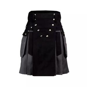 Custom Logo High Quality Washed Natural <b>Classic</b> Casual Solid Kilt <b>for</b> <b>Sale</b> Scottish Bagpiper Kilt New Design Cheap - Product Image 2