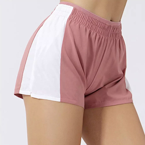 Pantalones cortos de cintura media para mujer 100% algodón cintura elástica bolsillo oculto deportivo forro transpirable secado rápido True Fit Olympiad Industries - Product Image 5