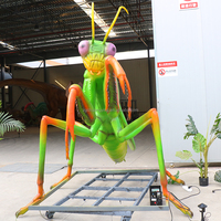 Installations extérieures étanches Insectes animatroniques géants Mantis Jardin botanique écologique