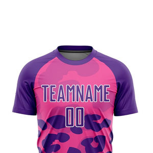 เสื้อฟุตบอลแฟชั่นใหม่ ราคาไม่แพง ขายดี ออกแบบลายพิมพ์ได้ตามต้องการ สวมใส่สบาย สีพื้น - Product Image 4