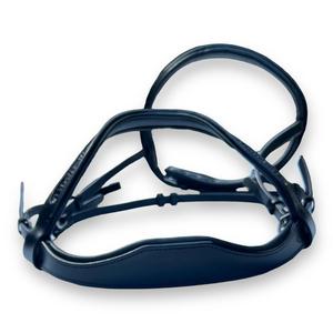 Vente en gros de bride en cuir avec rembourrage, dernière conception, pour chevalet et muserolle, bride en cuir noir - Product Image 4