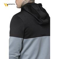 Survêtement de course unisexe grande taille de qualité supérieure, imprimé sérigraphié, à fermeture éclair, séchage rapide, thermique, en polyester sublimé