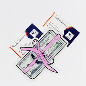 แผ่นอะคริลิกรูปหัวใจแบบกำหนดเองได้ ลายดอลลาร์ เป็นมิตรกับสิ่งแวดล้อม สำหรับต่อขนตา พร้อมฉลากที่ยั่งยืน - Product Image 3