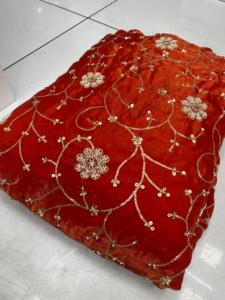 Tela de Jacquard Floral Poly Chinon estilo Fendy suave y transpirable para fundas de cojines de sofá cortinas y diseño de interiores-alta densidad - Product Image 4