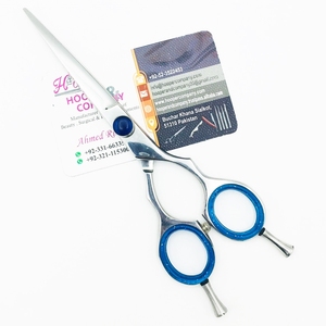 Ciseaux de cheveux de qualité supérieure ciseaux de coiffeur rasoir bord cheveux coupe durable Baber ciseaux cisailles pouce Logo vison - Product Image 2