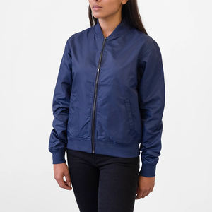 2025 vente en gros femmes grande taille en cuir de mouton véritable femmes Bomber veste à la mode respirant fermeture éclair imperméable en cuir véritable - Product Image 4