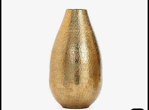 Juego de Jarrones de Flores de Metal Martillado de Lujo, Modernos, Texturizados, de Aluminio Plateado, Decoración para el Hogar, Bodas, Hechos a Mano, Ecológicos, Personalizables - Product Image 2