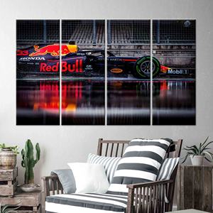 Toile imprimée : Affiche de Formule 1 personnalisée pour chambre de garçon, 4P : encadrée - Product Image 1