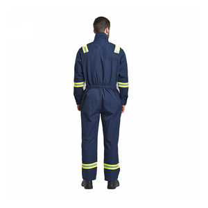 Monos de mecánico de alta visibilidad OEM, ropa de trabajo de ingeniero de seguridad de poliéster duradero personalizable, conjuntos de uniformes transpirables al por mayor - Product Image 5