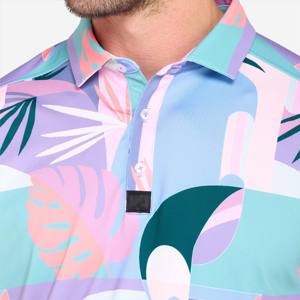 "Polo de golf holgado para hombre-Cómodo y transpirable-Ideal para ropa relajada e informal" - Product Image 3