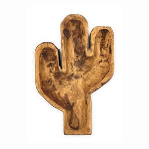 Porte-bouteille de vin en bois de racine naturel fabriqué à la main présentoir de bouteille de bord naturel pour les restaurants de table décor à la maison - Product Image 2