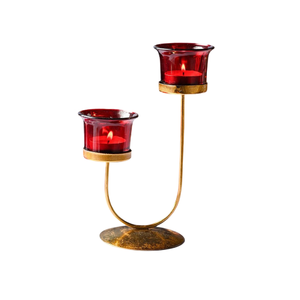 โคมไฟระย้าโลหะประดับทรงสี่เหลี่ยมผืนผ้าแขวนเพดานรองรับการแตกแขนงสำหรับงานเฉลิมฉลองเดือนรอมฎอน - Product Image 1