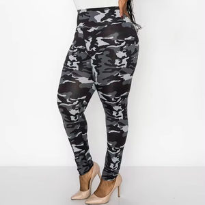 Mallas de entrenamiento de cintura alta con logotipo personalizado y colores al por mayor, mallas de gimnasio supersuaves para mujer - Product Image 1