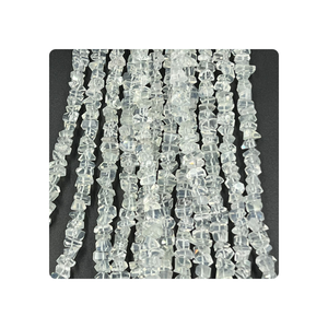 Cuentas de Cuarzo Natural en Bruto, Forma Irregular, Piedras Preciosas Sueltas, Hilo de Cuentas de Cuarzo, Piedras de Cuarzo, 8 Pulgadas, 10-12 mm - Product Image 5