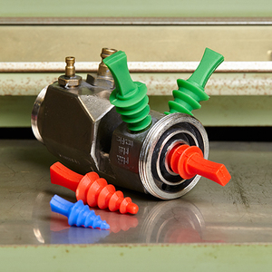 Tappi conici in Silicone personalizzato solido e più morbido tappi in gomma ad alta temperatura prodotti dall'azienda di prodotti in gomma - Product Image 1