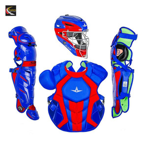 หมวกกันน็อคจับเบสบอลขายดีอุปกรณ์ป้องกันหน้าอกและขาอุปกรณ์ป้องกันเต็มรูปแบบขายส่งจำนวนมาก - Product Image 1