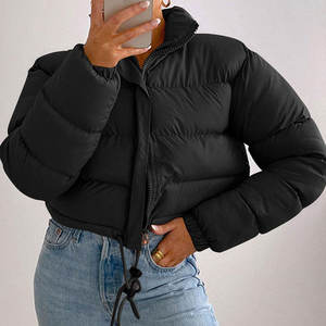 <b>Crop</b> <b>Puffer</b> <b>Jacket</b> Short Fashionable Winter Coat With Insulated Filling And Comfort Premium <b>Women</b> <b>Crop</b> <b>Puffer</b> <b>Jacket</b> - Product Image 4