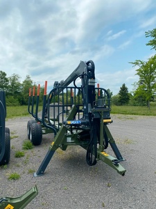 Equipo de madera de energía eléctrica 2023 con remolque de registro legal de carretera Garantía de 1 año para carga de granja forestal Nueva condición usada - Product Image 3