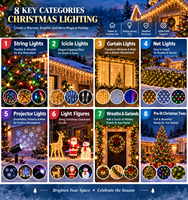 Großhandel Weihnachtsfensterbeleuchtung Batteriebetriebene LED-Stern-Rentier-Lichter mit Saugnapf für Feiertagsdekoration