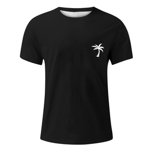 Vente en gros de vêtements noirs pour hommes 100% coton T-shirts amples Boxy T-shirt personnalisé avec logo écran 3d pour hommes - Product Image 6