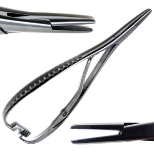 Instrumento quirúrgico de acero inoxidable para ortodoncia Dental Mathieu de 10mm, fuente de alimentación Manual de 14cm con soporte de aguja de punta estándar - Product Image 4