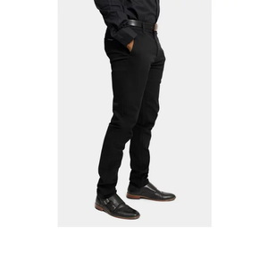 Pantalones de algodón de alta calidad, nuevo estilo, Pantalones chinos informales para hombre, pantalones de Golf elásticos regulares esenciales, proveedor de talla grande BD - Product Image 4