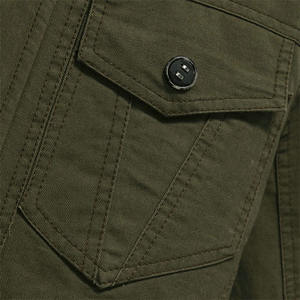 เสื้อแจ็กเก็ตบอมเบอร์สำหรับผู้ชายผ้าแคนวาสสไตล์ไฮสตรีทเป็นมิตรกับสิ่งแวดล้อม - Product Image 6