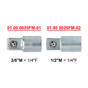 OEM ODM Taiwan Fournisseur 5pcs Socket Adapter Set 1/4 "Dr. 3/8 "Dr. 1/2 "Dr. Boîte à outils d'entraînement - Product Image 4