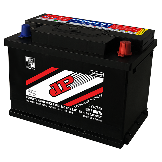 CMF DIN75 (12V - 75Ah) JP High-Quality Battery: 40Ah, 80Ah Lower Voltage Iron Battery Modules - Plug-and-Play Solutions