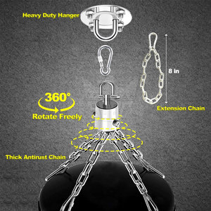 Nouveauté Sacs de frappe de boxe en cuir PVC Logo personnalisé Conception personnalisée Sacs de frappe lourds confortables Remplissage de sable Service OEM - Product Image 5